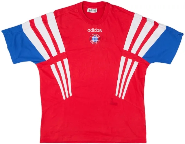 adidas Bayern Munich Mens SS Home Shirt 1995/96