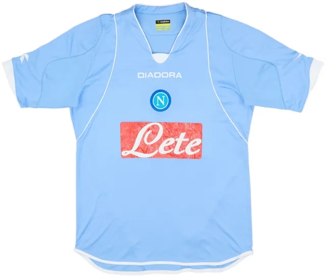 Diadora Napoli Mens SS Home Shirt 2007/08