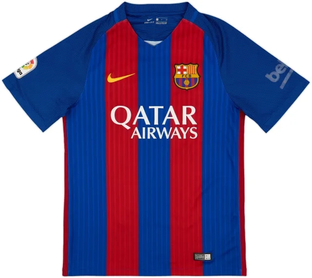Nike Barcelona Mens SS Home Shirt 2016/17