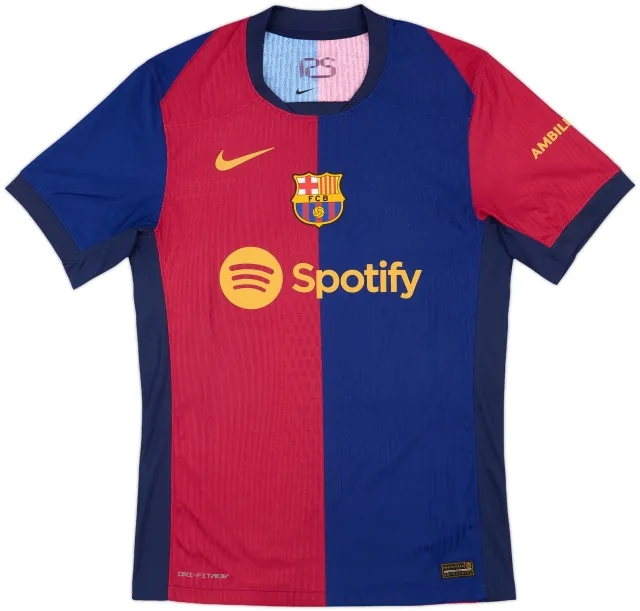 Nike Barcelona Mens SS Player Issue Home Shirt 2024/25