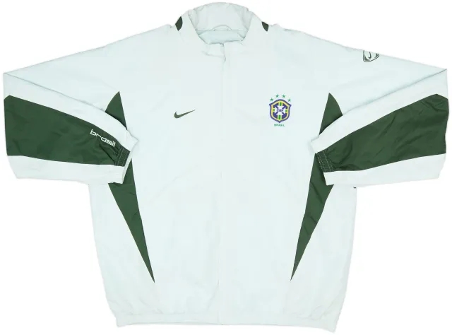 2002-03 Brazil Nike Track Jacket - 8/10 - (L)