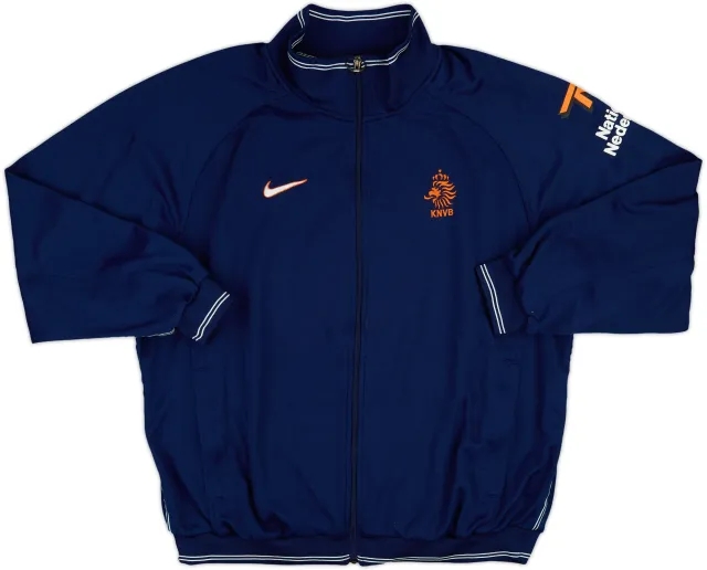 1998-00 Netherlands Player Issue Nike Track Jacket - 7/10 - (XL)