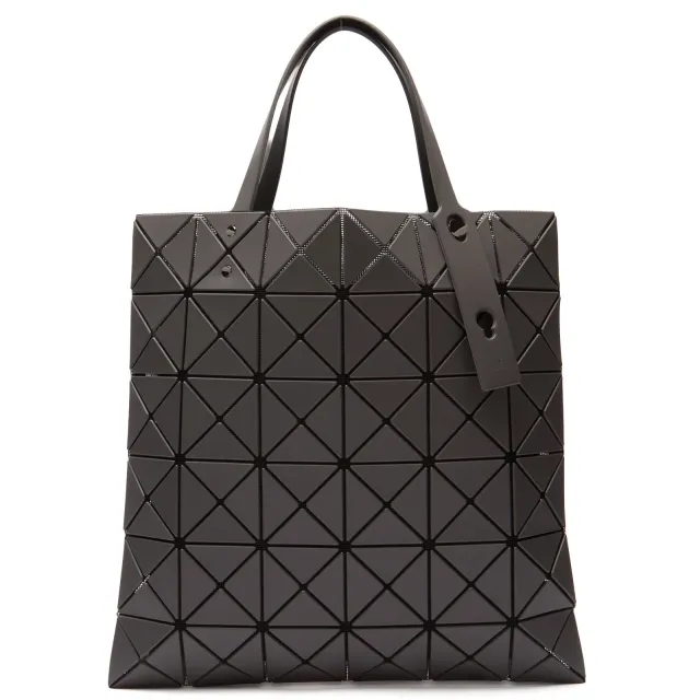 BAO BAO ISSEY MIYAKE Women's Lucent Matte Tote Bag Charcoal Grey