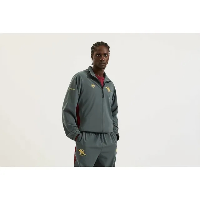 Arsenal Classics Grey Highbury Track Jacket, Grey