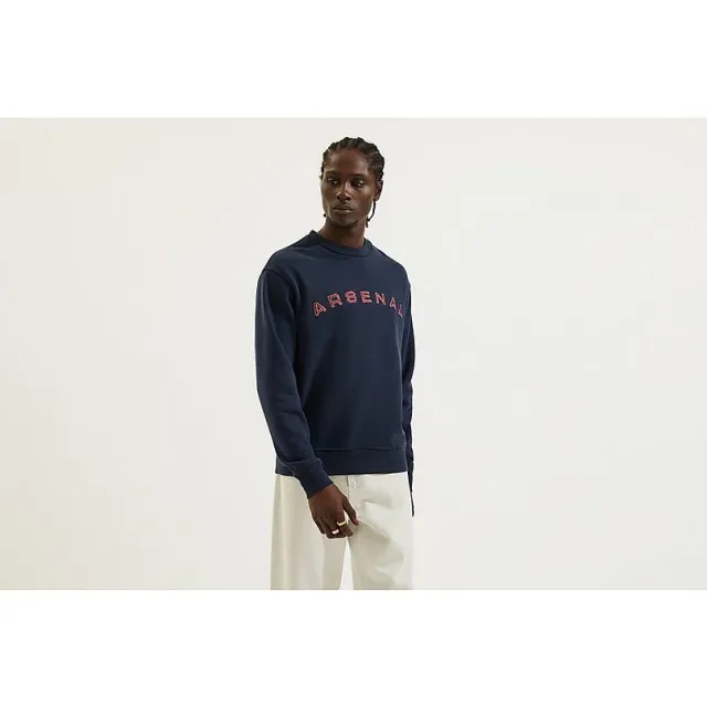Arsenal Classics Navy Stadium Sweatshirt, Blue