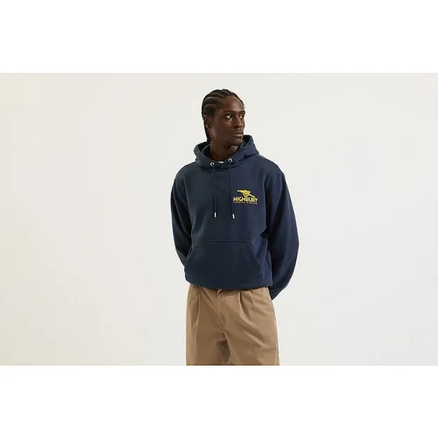 Arsenal Classics Navy East Stand Hoodie, Blue