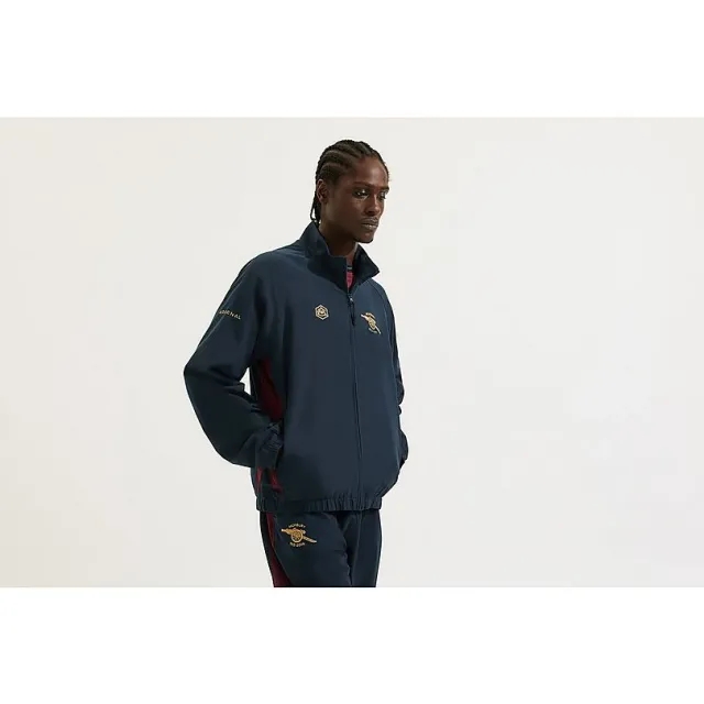 Arsenal Classics Navy Highbury Track Jacket, Blue