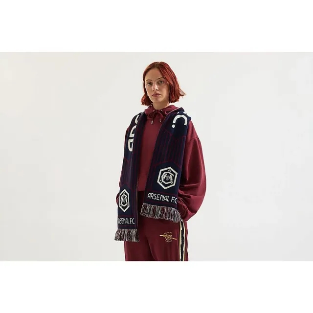 Arsenal Classics Black Highbury Scarf, Black