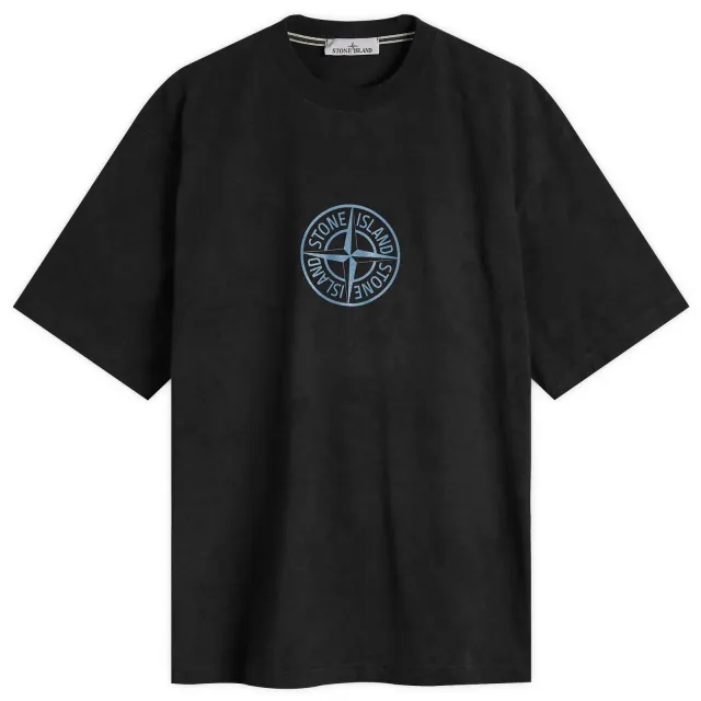 Stone Island Men's Paintball Effect Megacity Sky T-Shirt Black