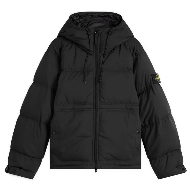 Stone Island Men's Matt Ripstop Cordura Down Jacket Black