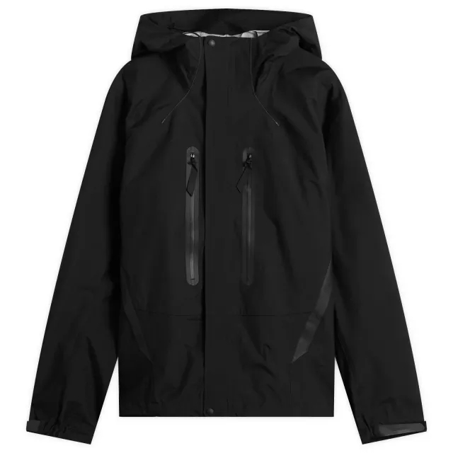 and wander Men's 2.5L Hiker Rain Jacket Black