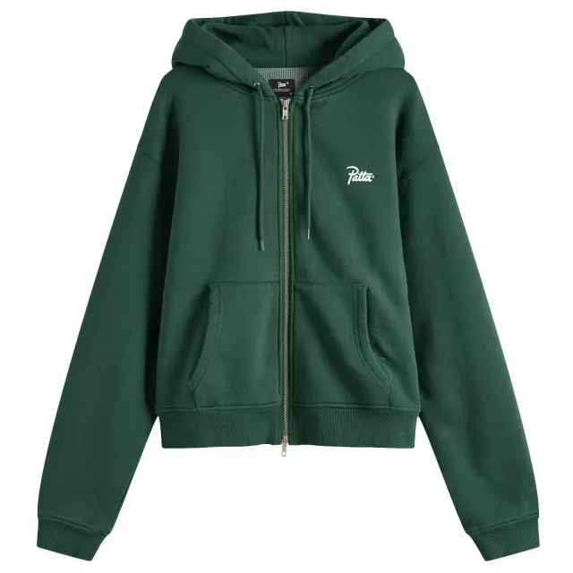Patta Men's Classic Zip Hoodie Green