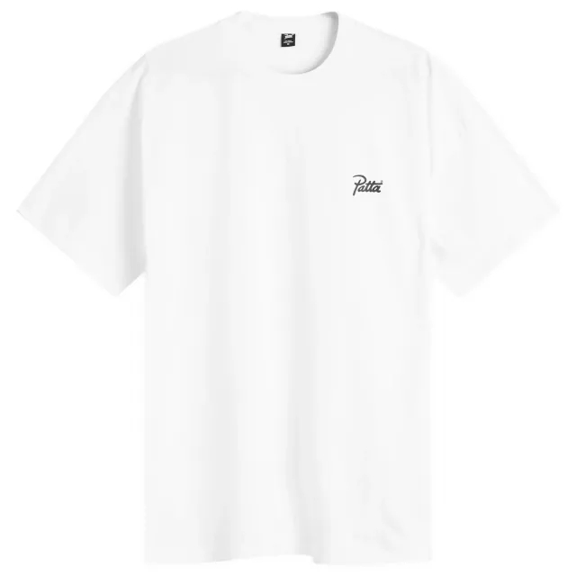 Patta Men's Script Logo T-Shirt White