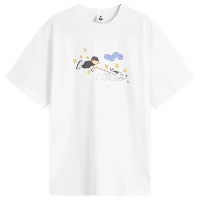 Pawa Speed Sports Men's Walkies T-Shirt White