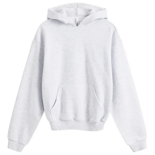 SKIMS Women's Cotton Fleece Classic Pullover Hoodie Light Heather Grey