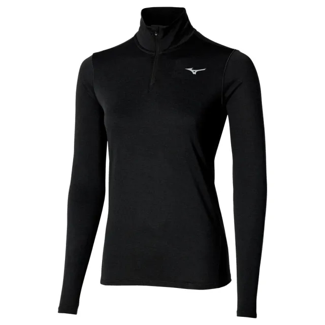 Mizuno Core Impulse Half Zip Running Shirt Women - Black