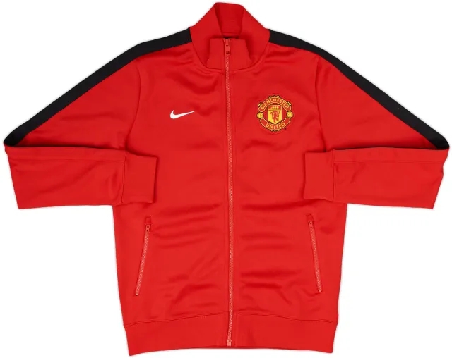 2013-14 Manchester United Nike Track Jacket - 10/10 - (M)