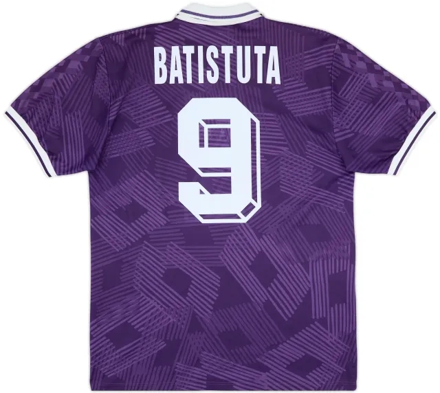 Lotto Fiorentina Mens SS Home Shirt 1991/92