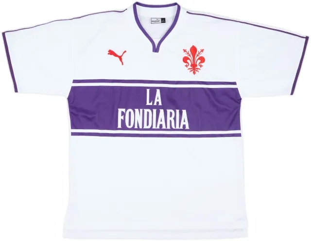 Puma Fiorentina Mens SS Home Shirt 2002/03
