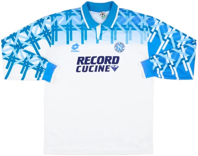 Lotto Napoli Mens LS Away Shirt 1994/96