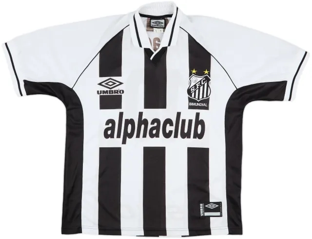 Umbro Santos Mens SS Away Shirt 2000/01