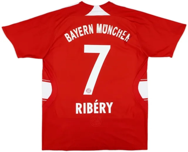 adidas Bayern Munich Boys SS Home Shirt 2007/08