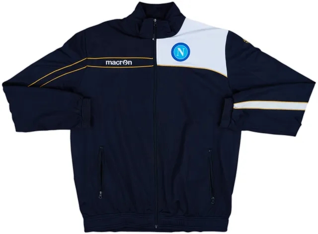 2011-12 Napoli Macron Track Jacket - 9/10 - (4XL)