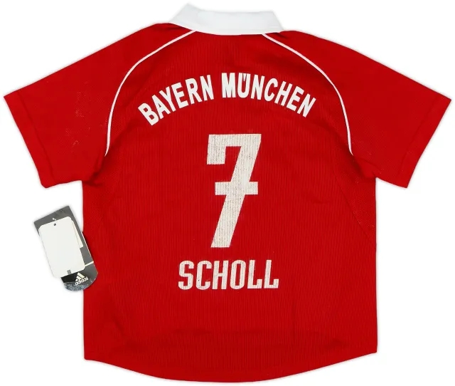 adidas Bayern Munich Boys SS Home Shirt 2005/06