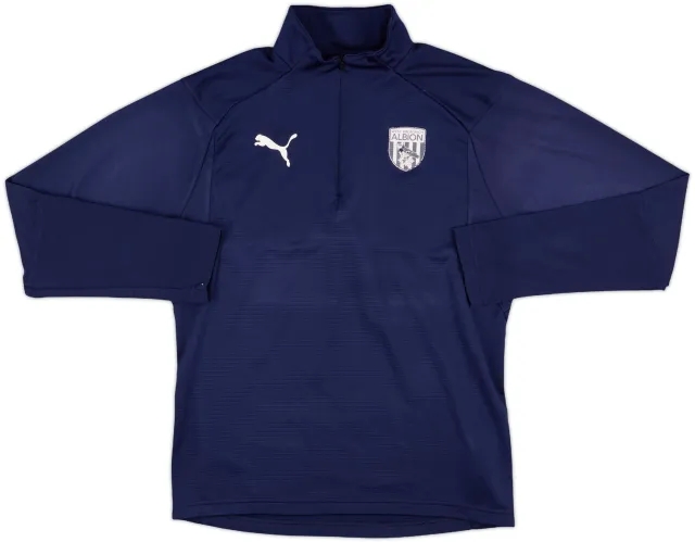 2018-19 West Brom Puma 1/4 Zip Drill Top - 5/10 - (S)