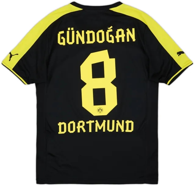 Puma Borussia Dortmund Mens SS Away Shirt 2013/14