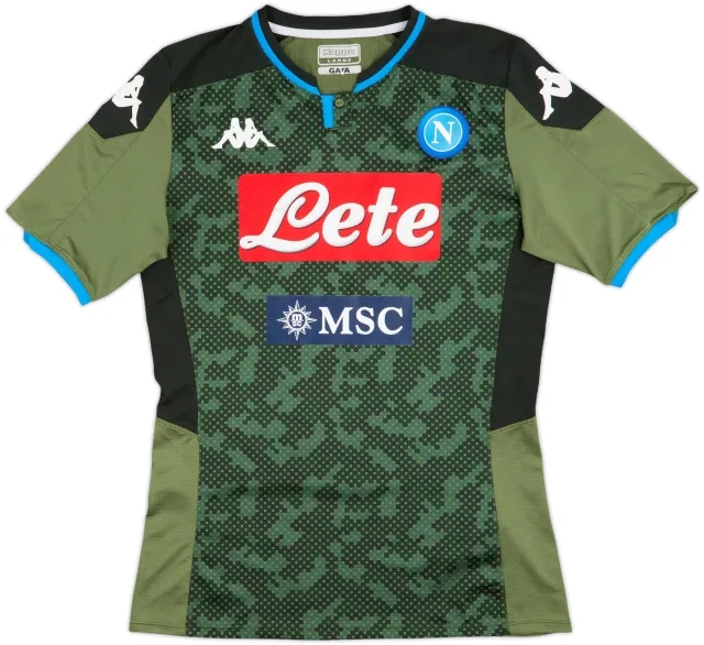 Kappa Napoli Mens SS Away Shirt 2019/20