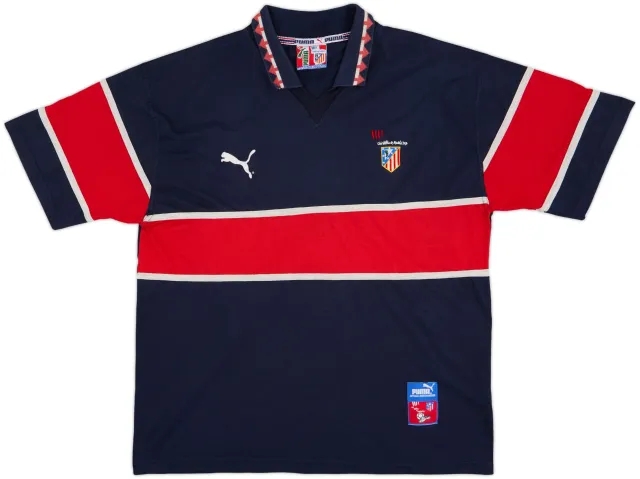 Puma Atlético Madrid Mens SS Home Shirt 1997/98