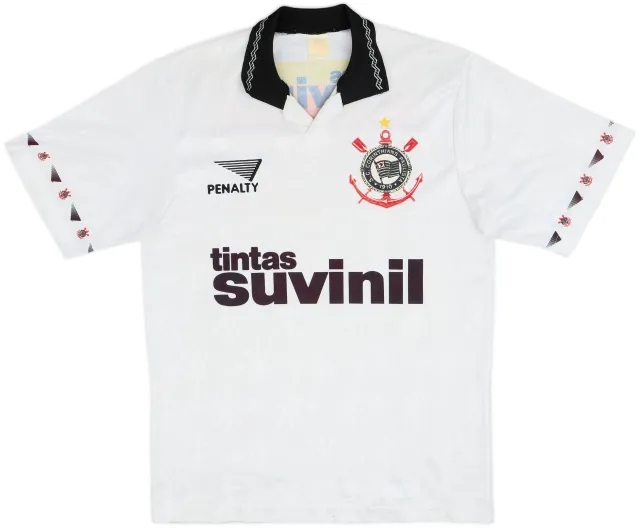 1995 Corinthians Home Shirt - 9/10 - (M)