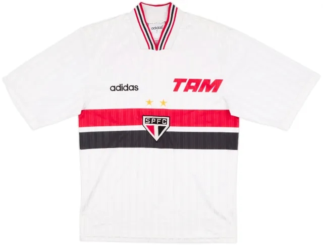 adidas Sao Paulo Mens SS Home Shirt 1996/97