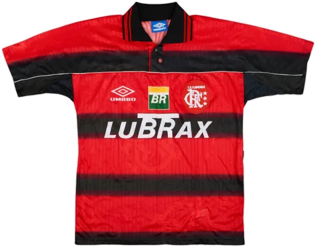 Umbro Flamengo Mens SS Home Shirt 1997/99