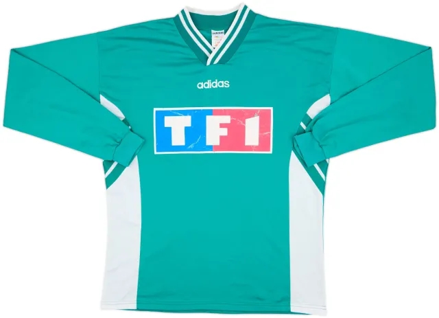 adidas France Mens LS Home Shirt 1990