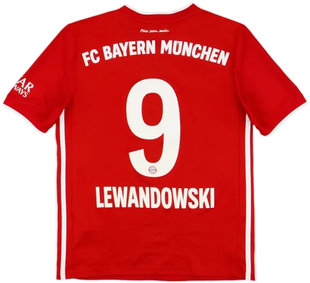 adidas Bayern Munich Boys SS Home Shirt 2020/21