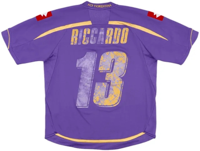 Lotto Fiorentina Mens SS Home Shirt 2009/10