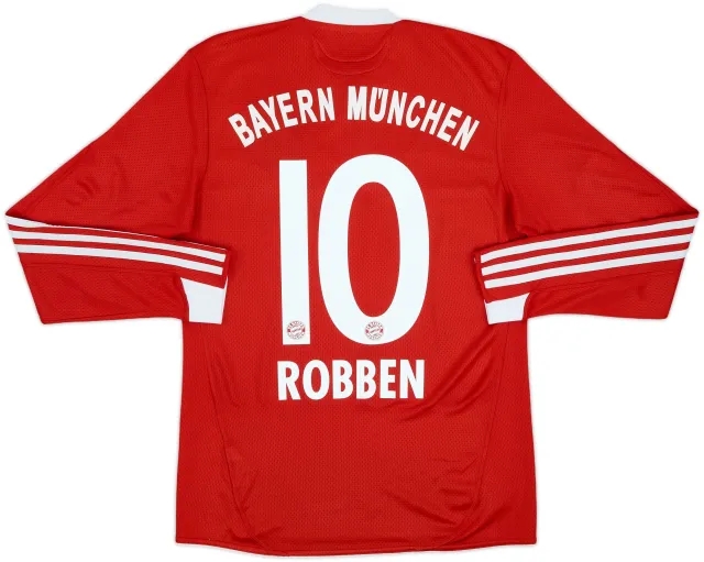 adidas Bayern Munich Mens LS Home Shirt 2009/10