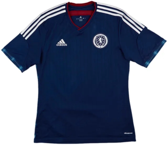 adidas Scotland Mens SS Home Shirt 2014