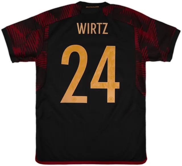 adidas Germany Mens SS Away Shirt 2022