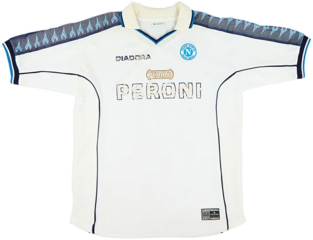 Diadora Napoli Mens SS Away Shirt 2000/01