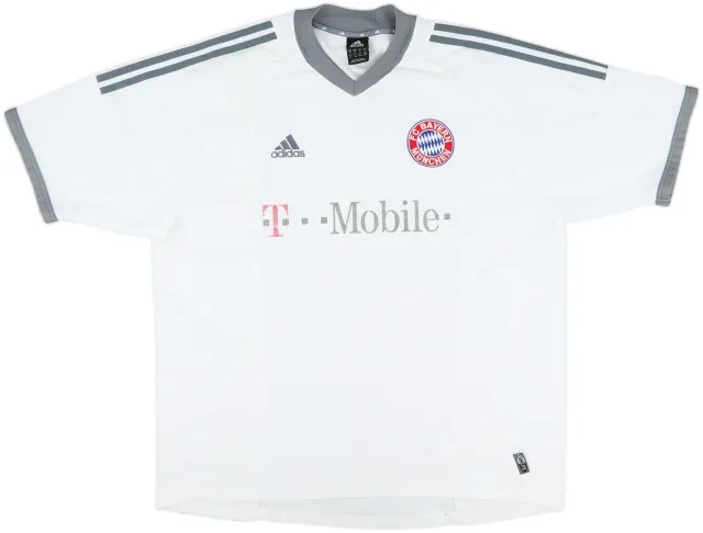 adidas Bayern Munich Mens SS Away Shirt 2002/03