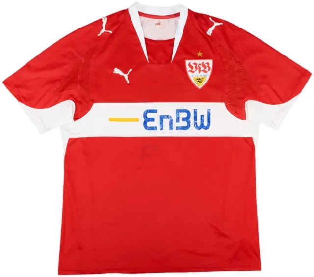 Puma Stuttgart Mens SS Away Shirt 2007/08