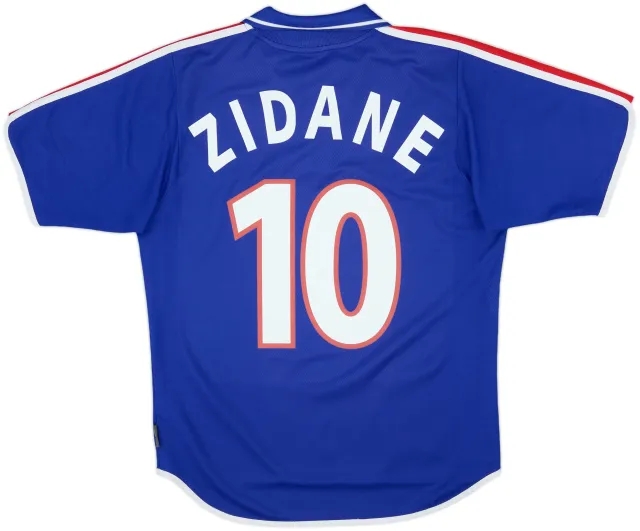 adidas France Mens SS Home Shirt 2000
