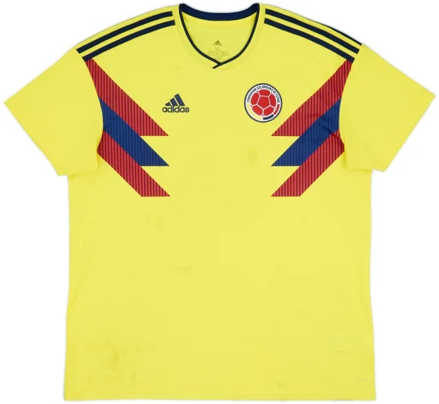adidas Colombia Mens SS Home Shirt 2018