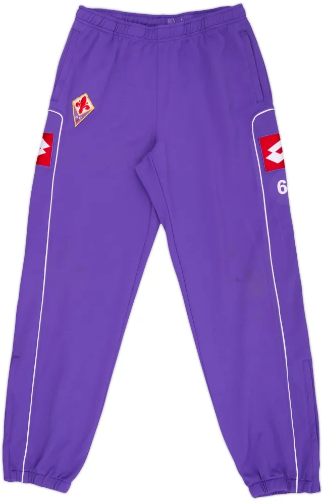 2005-06 Fiorentina Player Issue Lotto Track Pants/Bottoms #61 - 9/10 - (L)
