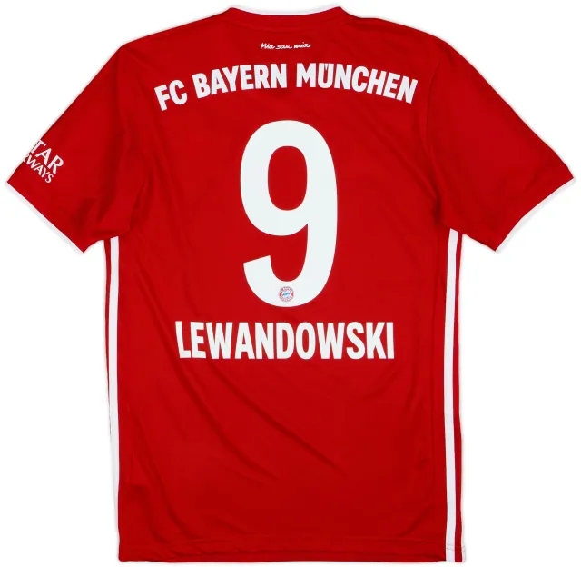 adidas Bayern Munich Mens SS Home Shirt 2020/21