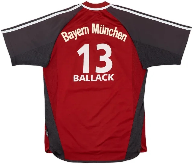 adidas Bayern Munich Mens SS Home Shirt 2001/02