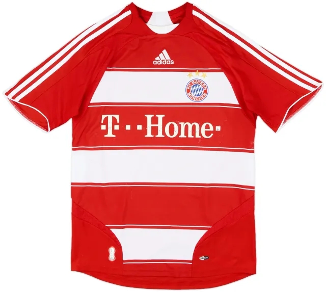 adidas Bayern Munich Mens SS Home Shirt 2007/08